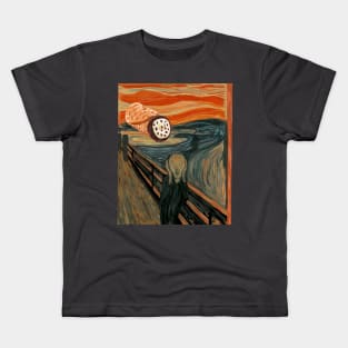 Cannoli The Scream Art Mashup Kids T-Shirt